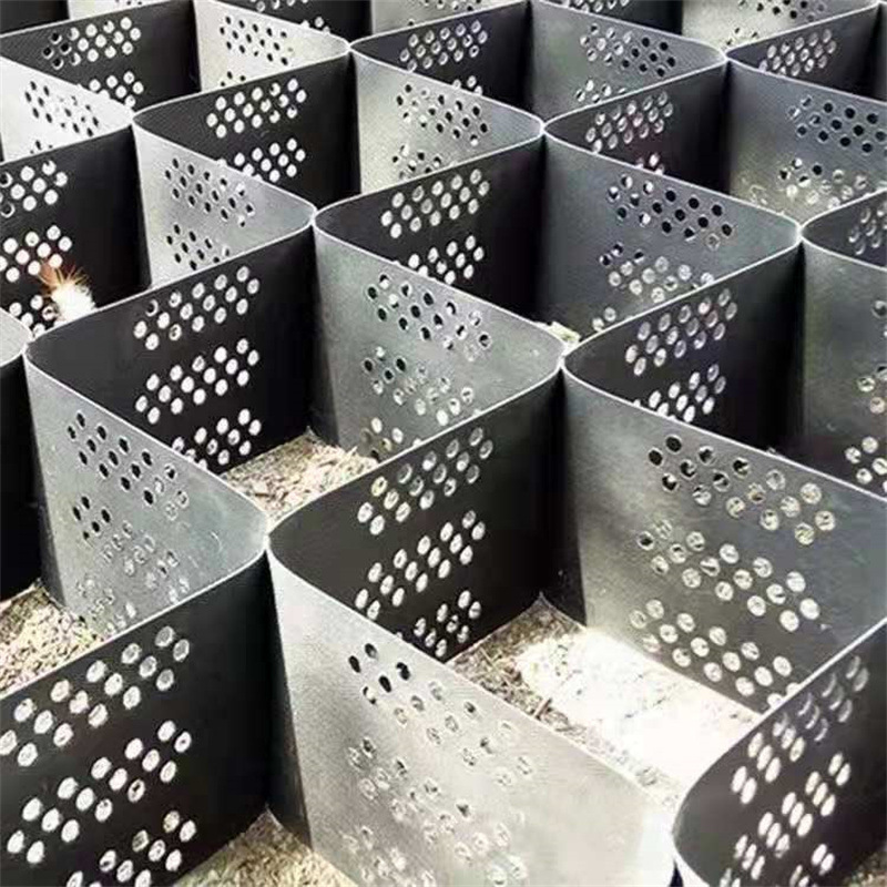 Geogitterrum af plast